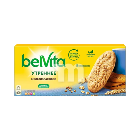 Печенье Белвита утреннее 225г Мультизлаковое, шт