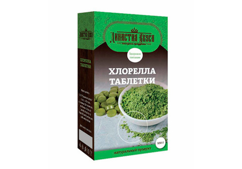 Хлорелла таблетки Династия Вкуса, 100г