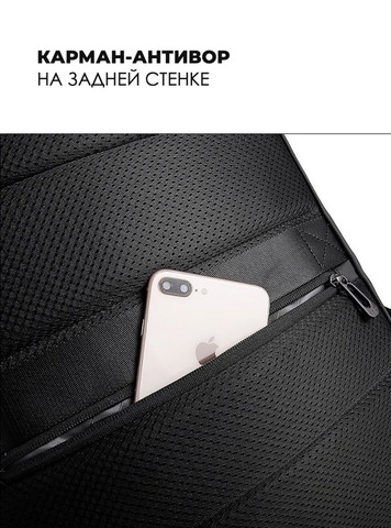 Картинка рюкзак городской Bange BG-2581 Black - 9