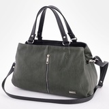 Сумка Саломея 198 македония оливковый + черный