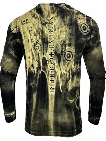 Xtreme Couture |  Футболка лонгслив мужская Death Grin X2097 от Affliction сзади