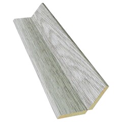 Угол складной МДФ Мэджик Серебристый 28х2700 мм