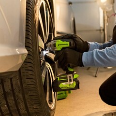 Гайковерт ударный Greenworks GD24IW400 24V (400Нм) аккумуляторный, без АКБ и ЗУ