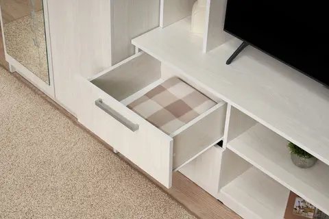 Гостиная Флора ясень белый