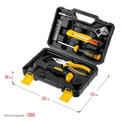 STAYER Master-17, 17 предм., универсальный набор инструмента для дома (2205-H17)
