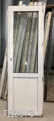 Дверь балконная пластиковая Б/У 2210(в) x 710(ш)