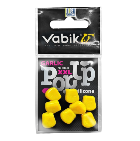 Приманка Vabik SILIKONE-BL POP-UP Кукуруза XXL Слива 4г Упаковка 10шт, продажа от 10шт.