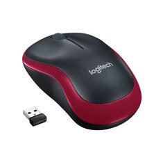 Logitech Wireless Mouse M185, Red, CN, [910-002240/910-002633]