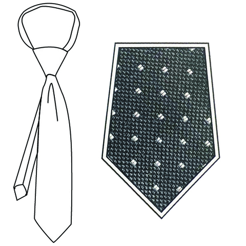 Галстук средний на регулировке SSFSB-029-27903-104