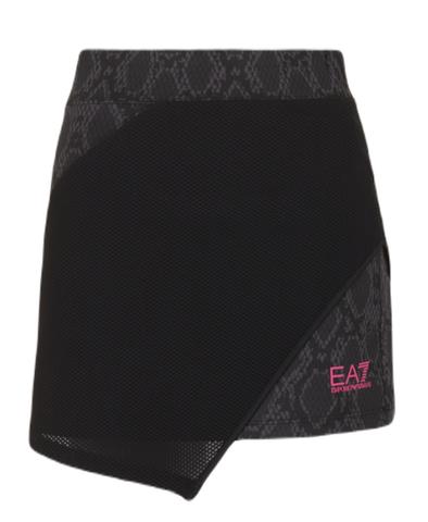 Юбка теннисная EA7 Woman Jersey Miniskirt - black python