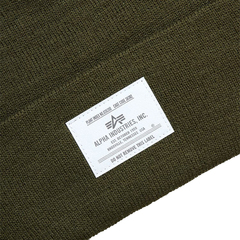 Шапка Alpha Industries Essential Beanie Olive (Зеленая)