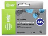 Картридж струйный Cactus CS-EPT345 светло-голубой (14.6мл) для Epson Stylus Photo 2100