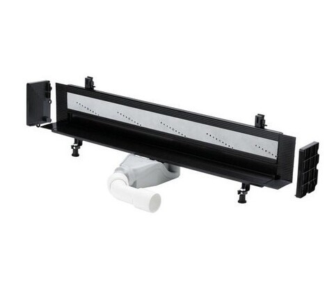 Viega 736736 Advantix Vario душевой лоток для встраивания в стену, плоская модель, проп. способность 0,4 л/с, L=300-1200, H=70-100, модель 4968.10