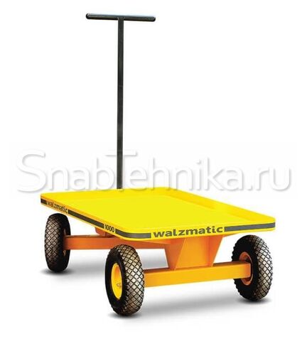 Тележка с поворотной осью Walzmatic 1000. Пенополиуретановые колеса