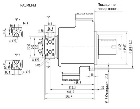 Гидромотор IPM11-11500