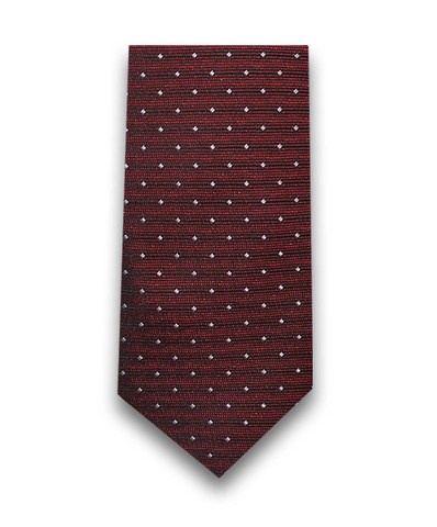 Бордовый галстук в горошек TSAREVICH
