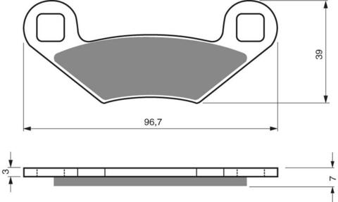 Тормозные колодки дисковые 162 AD