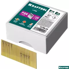 KRAFTOOL тип 23GA (P0.6) 20 мм, 10 000 шт, шпильки для нейлера (31786-20)