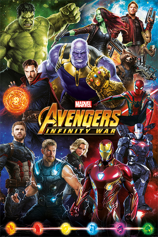 Постер Avengers: Infinity War (Characters) 154-PP34296