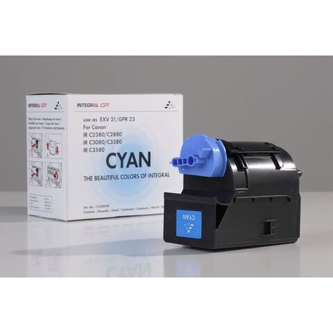 Картридж Туба INTEGRAL  (C-EXV21), (NPG-35), (GPR-23) Cyan (0453B002[AA]), (11500098) голубой (cyan), до 14000 стр., 260 гр. - купить в компании MAKtorg