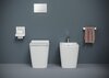 ArtCeram ASB005 01 00 ArtCeram A16 Биде напольное 36х52 см, 1 отверстие, цвет белый/покрытие Saniglaze