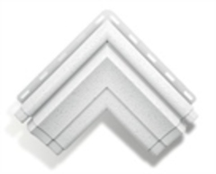 Угол наличника  Альта Декор "Модерн", цвет Белый