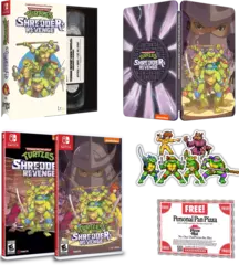 Игра Teenage Mutant Ninja Turtles Shredder's Revenge Classic Edition (Switch) (с автографом Кевина Истмена)