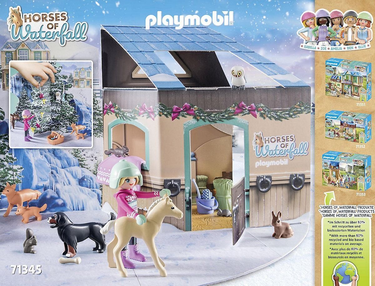 Конструктор Playmobil WORLD OF HORSES - Адвент-календарь Плеймобиль - Мир  лошадей Рождественские сани 71345 купить в Москве | Доставка по России.