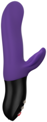 Фиолетовый пульсатор с клиторальным лепестком Bi Stronic Fusion - 21,5 см. - 