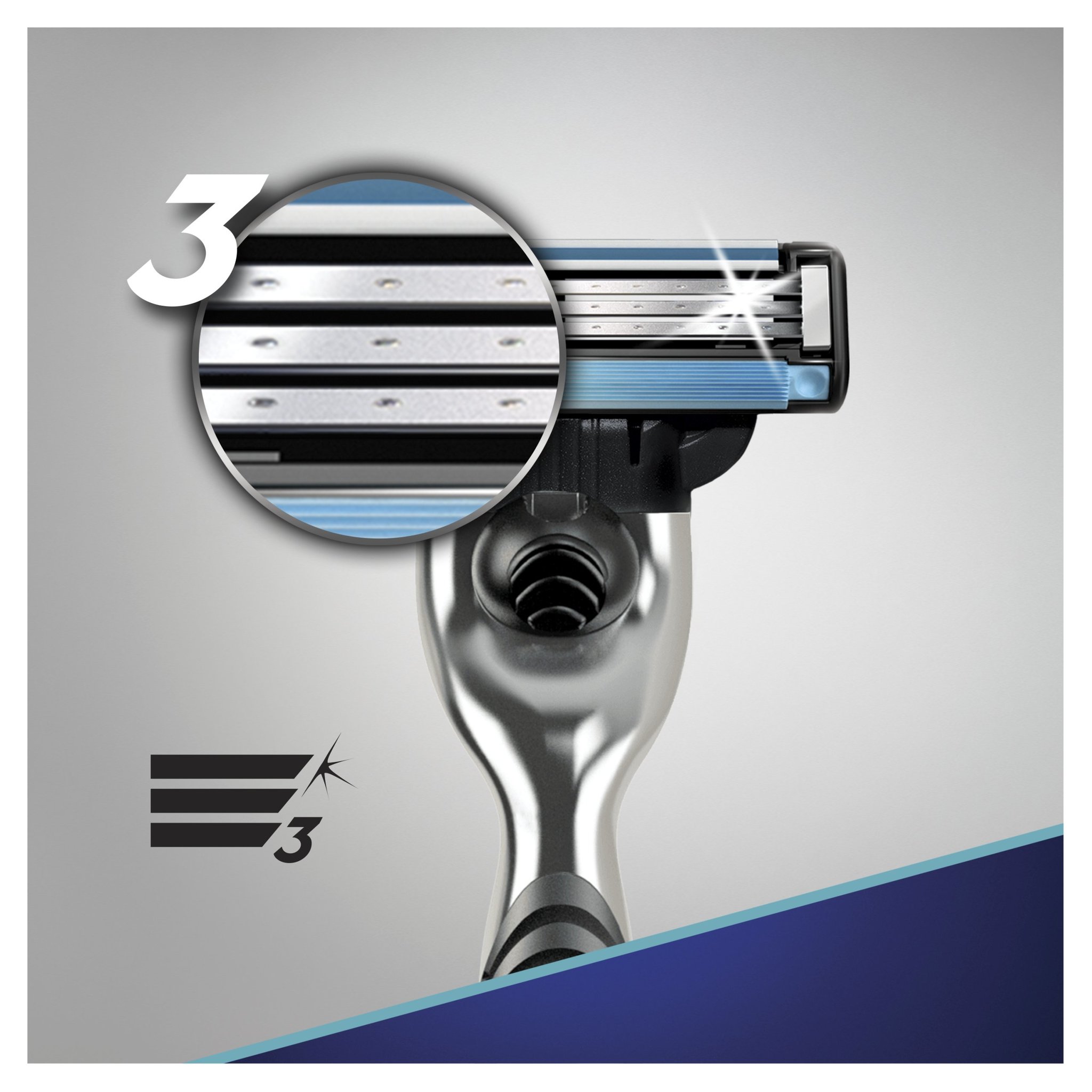 Сменные кассеты для бритья Gillette MACH3 (4 кассеты в упаковке)