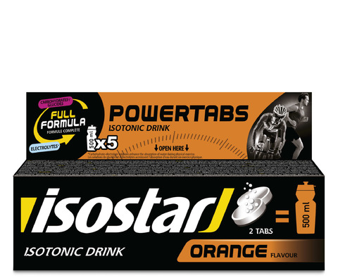 Изотоник Isostar в таблетках Powertabs апельсин