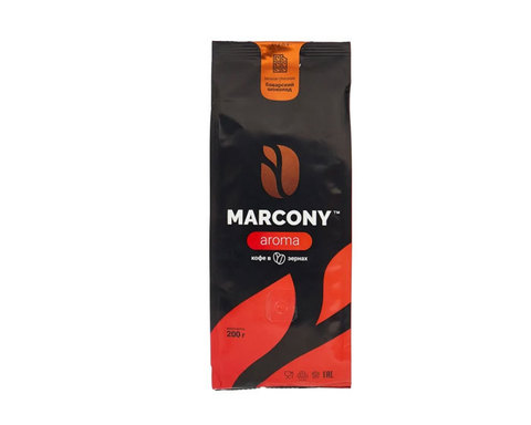 купить Кофе в зернах Marcony Aroma Баварский шоколад, 200 г