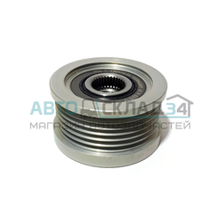 ШКИВ ГЕНЕРАТОРА SANTA FE, TUCSON, SPORTAGE ДИЗ D INA (ОБГОННАЯ МУФТА)