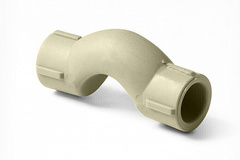 Обвод ПП с муфтами укороченный 20 Lammin (серый)