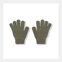 Перчатки вязаные (светлый хаки)