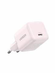 Зарядное устройство  UGREEN X513 (65011) 30W USB-C GaN Fast Charger EU, розовый