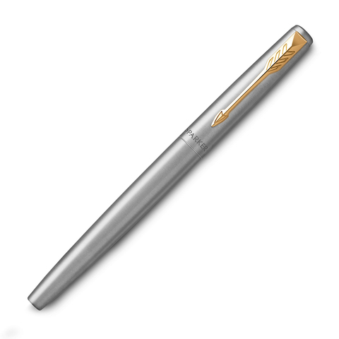 Ручка перьевая Parker Jotter Core, Stainless Steel GT, M (2030948)