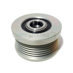 ШКИВ ГЕНЕРАТОРА SANTA FE, TUCSON, SPORTAGE ДИЗ D INA (ОБГОННАЯ МУФТА)