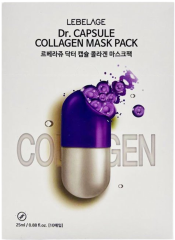 Lebelage Dr. Capsule Collagen Mask Pack Маска для лица тканевая с коллагеном