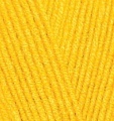 ALIZE "LANAGOLD FINE", 49% Шерсть, 51% Акрил, 100 гр, 390 м, 216 жёлтый