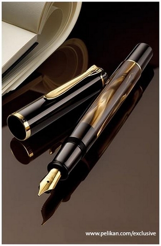 Ручка шариковая Pelikan Elegance Classic Brown Marble GT (808972)