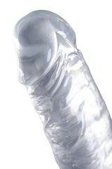 Прозрачный двухсторонний фаллоимитатор Double Dildo - 40 см. - 