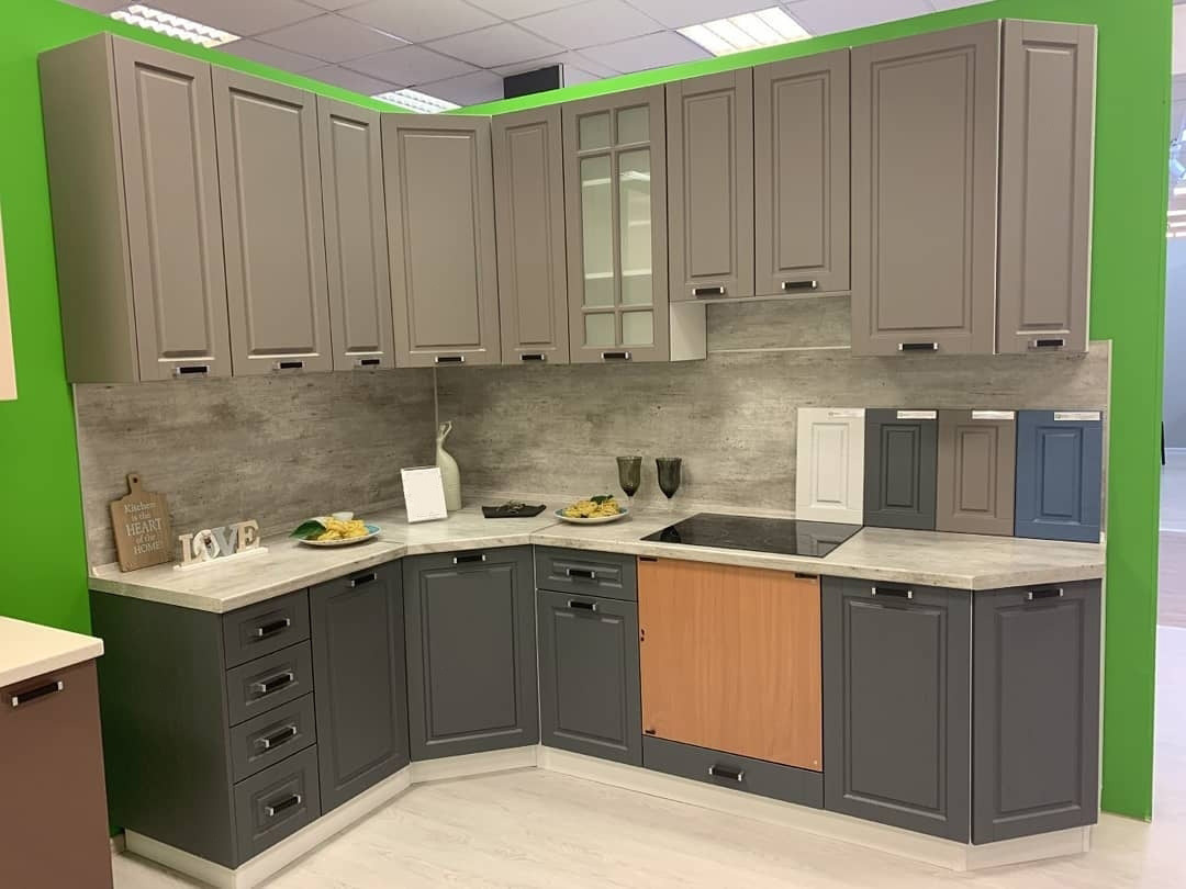 Угловая кухня Гриджи – купить за 100 000 ₽ | Кухни Маркет