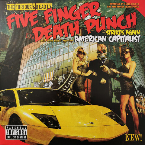 Виниловая пластинка. Five Finger Death Punch - American Capitalist