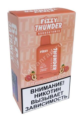 Картридж Fizzy Thunder 6500 затяжек - Грейпфрут Персик