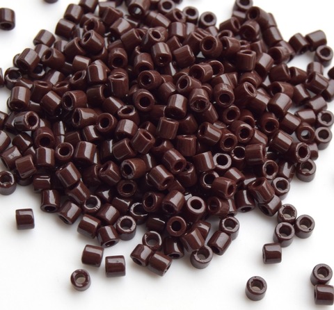 DBL-0734 Бисер цилиндрический Миюки делика 8/0 /Miyuki delica 8/0 Chocolate Brown