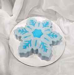 Форма для выпечки силиконовая «Снежинка», 22,5х3,5 см