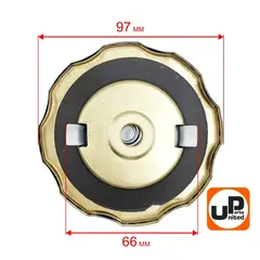 Пробка бензобака UNITED PARTS металл DDE 168F/170F, 173F-192F d60мм ДЛЯ ГЕНЕРАТОРОВ (90-1048)