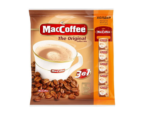 купить Кофе растворимый MacCoffee 3в1, 100 шт по 20 г