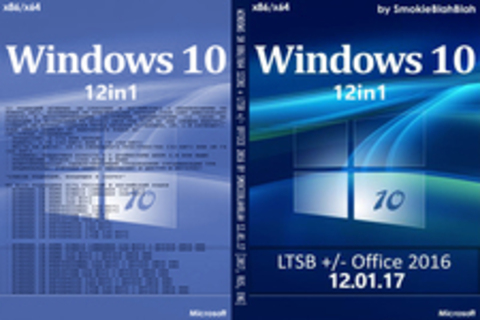 Windows 10 x86/x64 12in1 + LTSB +/- Office 2016 by SmokieBlahBlah 12.01.17 [2017, RUS, ENG]